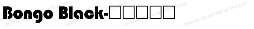 Bongo Black字体转换